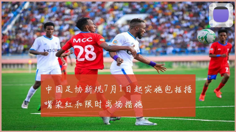 中国足协新规7月1日起实施包括捂嘴染红和限时离场措施